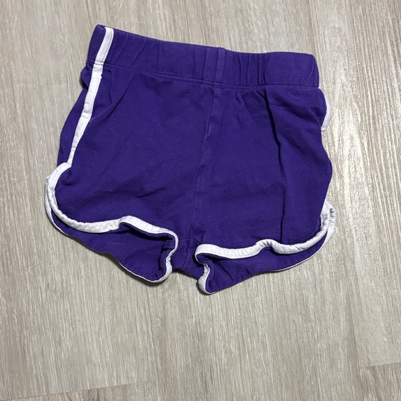 Purple Athletic Shorts with White Trim - Picture 1 of 1